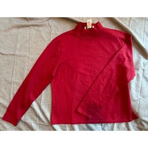 Vintage Pendleton Red Mock Neck Turtleneck Y2K